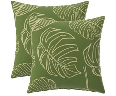 Pagalvėlės užvalkalas 2 pcs HEERLEN Lapų dizainas 40 x 40 cm