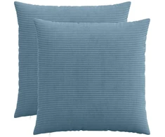 Pagalvėlės užvalkalas 2 pcs HEERLEN Mėlyna 55 x 55 cm mančester