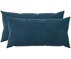 Pagalvėlės užvalkalas 2 pcs HEERLEN Mėlyna 40 x 70 cm Aksomas