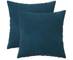 Pagalvėlės užvalkalas 2 pcs HEERLEN Mėlyna 30 x 30 cm Aksomas