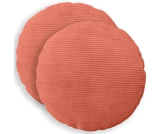 Pagalvėlės užvalkalas 2 pcs HEERLEN Raudona oranžinė Ø 50 cm