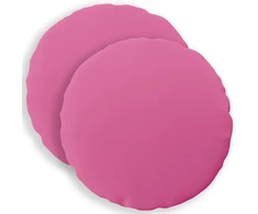 Pagalvėlės užvalkalas 2 pcs HEERLEN Rožinė Ø 60 cm Poliesteris