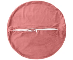 Pagalvėlės užvalkalas 2 pcs HEERLEN Rožinė Ø 50 cm Aksomas