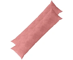 Pagalvėlės užvalkalas 2 pcs HEERLEN Rožinė 40 x 145 cm Aksomas