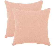 Pagalvėlės užvalkalas 2 pcs HEERLEN Rožinė 45 x 45 cm Bouclé