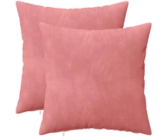 Pagalvėlės užvalkalas 2 pcs HEERLEN Rožinė 35 x 35 cm Aksomas