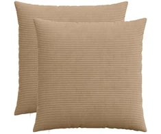 Pagalvėlės užvalkalas 2 pcs HEERLEN Ruda 65 x 65 cm mančester