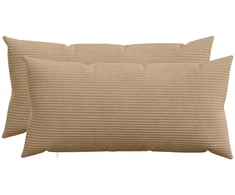 Pagalvėlės užvalkalas 2 pcs HEERLEN Ruda 40 x 80 cm mančester