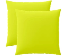 Pagalvėlės užvalkalas 2 pcs HEERLEN Ryškiai žalia 80 x 80 cm