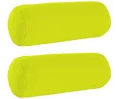 Pagalvėlės užvalkalas 2 pcs HEERLEN Ryškiai žalia Ø 15 x 40 cm
