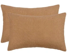 Pagalvėlės užvalkalas 2 pcs HEERLEN Smėlio 40 x 60 cm Bouclé