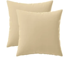Pagalvėlės užvalkalas 2 pcs HEERLEN Smėlio 50 x 50 cm