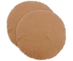 Pagalvėlės užvalkalas 2 pcs HEERLEN Smėlio Ø 60 cm Bouclé