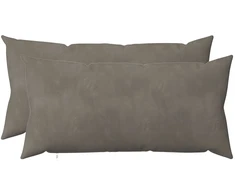 Pagalvėlės užvalkalas 2 pcs HEERLEN Šviesiai pilka 40 x 80 cm