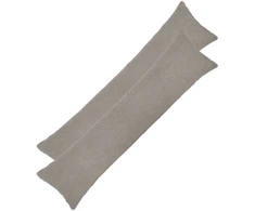 Pagalvėlės užvalkalas 2 pcs HEERLEN Šviesiai pilka 40 x 145 cm