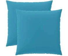 Pagalvėlės užvalkalas 2 pcs HEERLEN Šviesiai mėlyna 80 x 80 cm