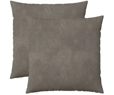 Pagalvėlės užvalkalas 2 pcs HEERLEN Šviesiai pilka 80 x 80 cm