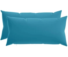 Pagalvėlės užvalkalas 2 pcs HEERLEN Šviesiai mėlyna 40 x 80 cm