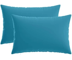 Pagalvėlės užvalkalas 2 pcs HEERLEN Šviesiai mėlyna 30 x 50 cm