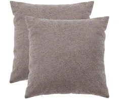 Pagalvėlės užvalkalas 2 pcs HEERLEN Šviesiai pilka 60 x 60 cm