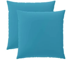 Pagalvėlės užvalkalas 2 pcs HEERLEN Šviesiai mėlyna 65 x 65 cm