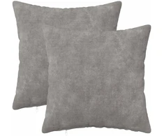 Pagalvėlės užvalkalas 2 pcs HEERLEN Šviesiai pilka 50 x 50 cm