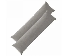 Pagalvėlės užvalkalas 2 pcs HEERLEN Šviesiai pilka 40 x 145 cm