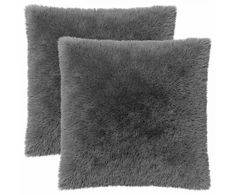 Pagalvėlės užvalkalas 2 pcs HEERLEN Šviesiai pilka 55 x 55 cm