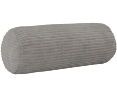 Pagalvėlės užvalkalas 2 pcs HEERLEN Šviesiai pilka Ø 15 x 40 cm
