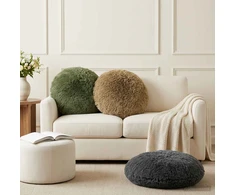 Pagalvėlės užvalkalas 2 pcs HEERLEN Šviesiai žalia Ø 50 cm