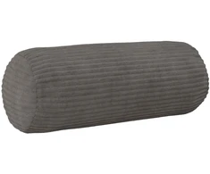 Pagalvėlės užvalkalas 2 pcs HEERLEN Tamsiai pilka Ø 15 x 40 cm