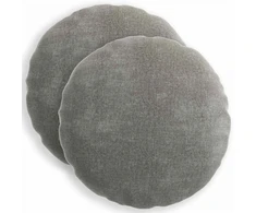 Pagalvėlės užvalkalas 2 pcs HEERLEN Tamsiai pilka Ø 40 cm