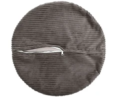 Pagalvėlės užvalkalas 2 pcs HEERLEN Tamsiai pilka Ø 60 cm