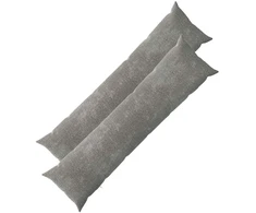 Pagalvėlės užvalkalas 2 pcs HEERLEN Tamsiai pilka 40 x 145 cm