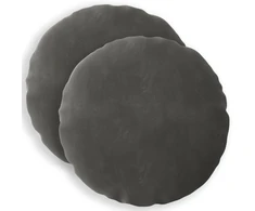Pagalvėlės užvalkalas 2 pcs HEERLEN Tamsiai pilka Ø 40 cm