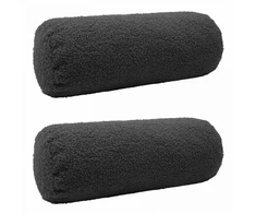Pagalvėlės užvalkalas 2 pcs HEERLEN Tamsiai pilka Ø 15 x 40 cm