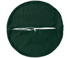 Pagalvėlės užvalkalas 2 pcs HEERLEN Tamsiai žalia Ø 40 cm