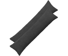 Pagalvėlės užvalkalas 2 pcs HEERLEN Tamsiai pilka 40 x 145 cm