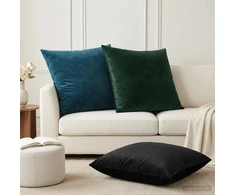 Pagalvėlės užvalkalas 2 pcs HEERLEN Tamsiai žalia 80 x 80 cm