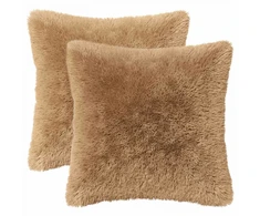 Pagalvėlės užvalkalas 2 pcs HEERLEN Taupe 40 x 40 cm PV pūkinis