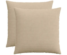 Pagalvėlės užvalkalas 2 pcs HEERLEN Taupe 80 x 80 cm mančester