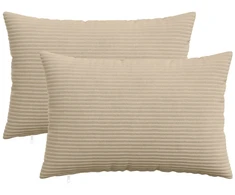 Pagalvėlės užvalkalas 2 pcs HEERLEN Taupe 50 x 70 cm mančester