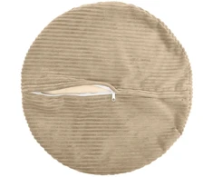 Pagalvėlės užvalkalas 2 pcs HEERLEN Taupe Ø 60 cm mančester