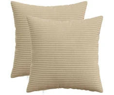 Pagalvėlės užvalkalas 2 pcs HEERLEN Taupe 40 x 40 cm mančester