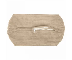 Pagalvėlės užvalkalas 2 pcs HEERLEN Taupe Ø 15 x 40 cm
