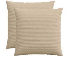 Pagalvėlės užvalkalas 2 pcs HEERLEN Taupe 60 x 60 cm mančester