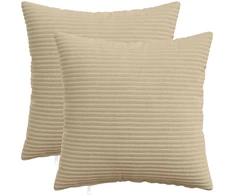 Pagalvėlės užvalkalas 2 pcs HEERLEN Taupe 45 x 45 cm mančester
