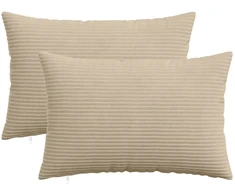 Pagalvėlės užvalkalas 2 pcs HEERLEN Taupe 50 x 75 cm mančester