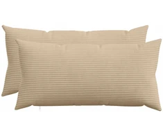 Pagalvėlės užvalkalas 2 pcs HEERLEN Taupe 40 x 80 cm mančester