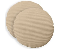 Pagalvėlės užvalkalas 2 pcs HEERLEN Taupe Ø 60 cm mančester